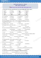 Đề số 2 - Đề kiểm tra giữa kì 2 - Tiếng Anh 8 mới